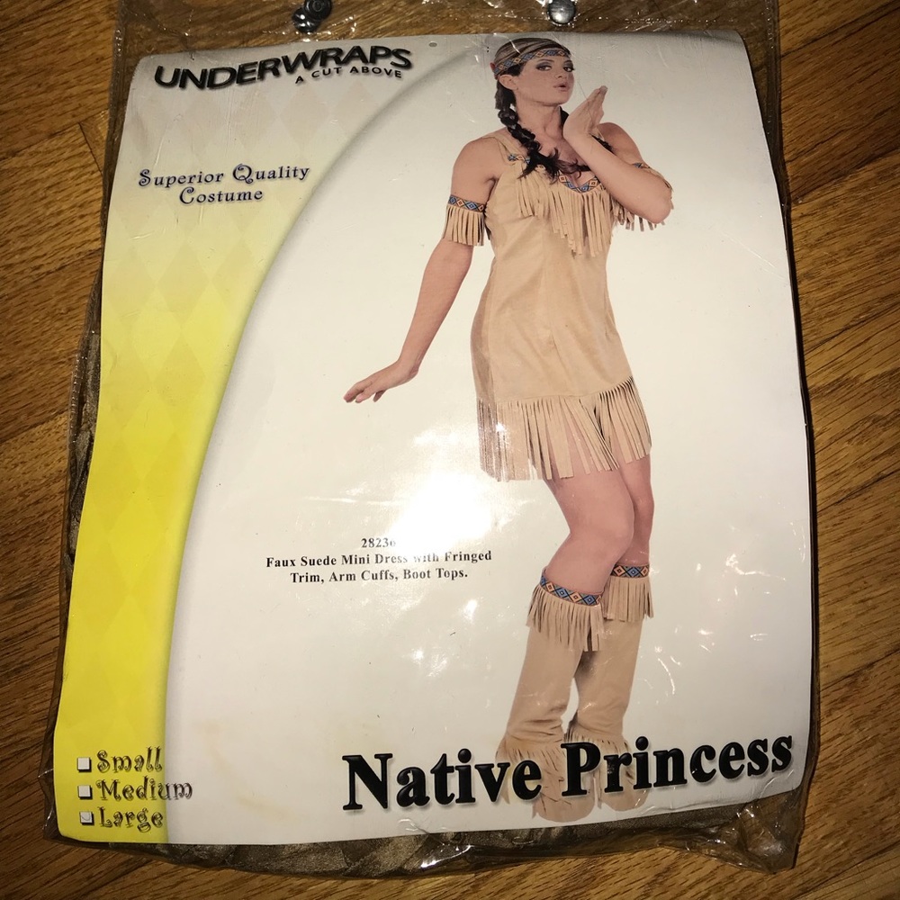 Native princess large L Halloween costume